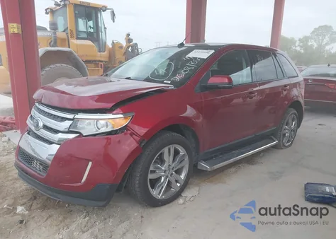 2013 Ford Edge Sel из США, поврежденный, VIN 2FMDK4JC9DBB62608